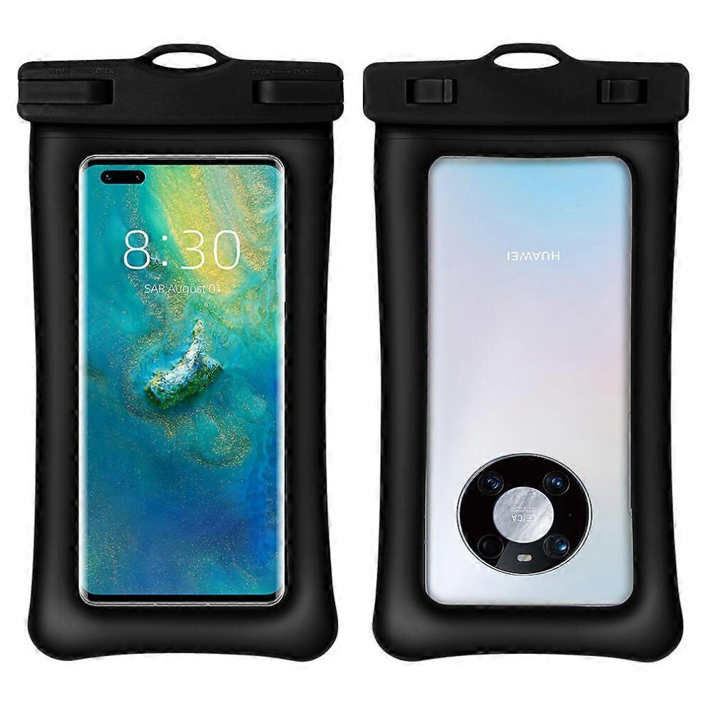 (As show, One size) 2pcs IPX8 Waterproof Cell Phone Case - Universal Waterproof Pouch for iPhone 13 Pro Max 12 11 Pro Max XR X XS SE 2020 8 Plus Samsu