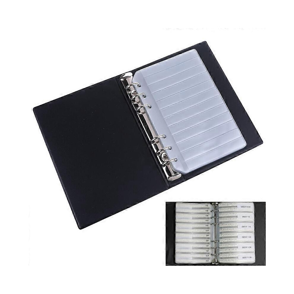 (As Show, One Size) Resistor Capacitor Inductor Components Sample Book For 0201/0402/0603/0805/1206 5021564516948
