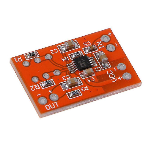 (As show, One size) SSM2167 Microphone Preamplifier Board Low Noise Compression Module DC 3V-5V 1