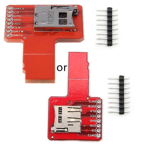 (As show, One size) Micro SD Sniffe Compatible With TF Card Adapter Plate Universal 1pc