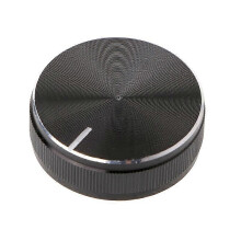 (As show, One size) Aluminum Alloy Rotary Control Potentiometer Knob 30x10mm 6mm Shaft Hole