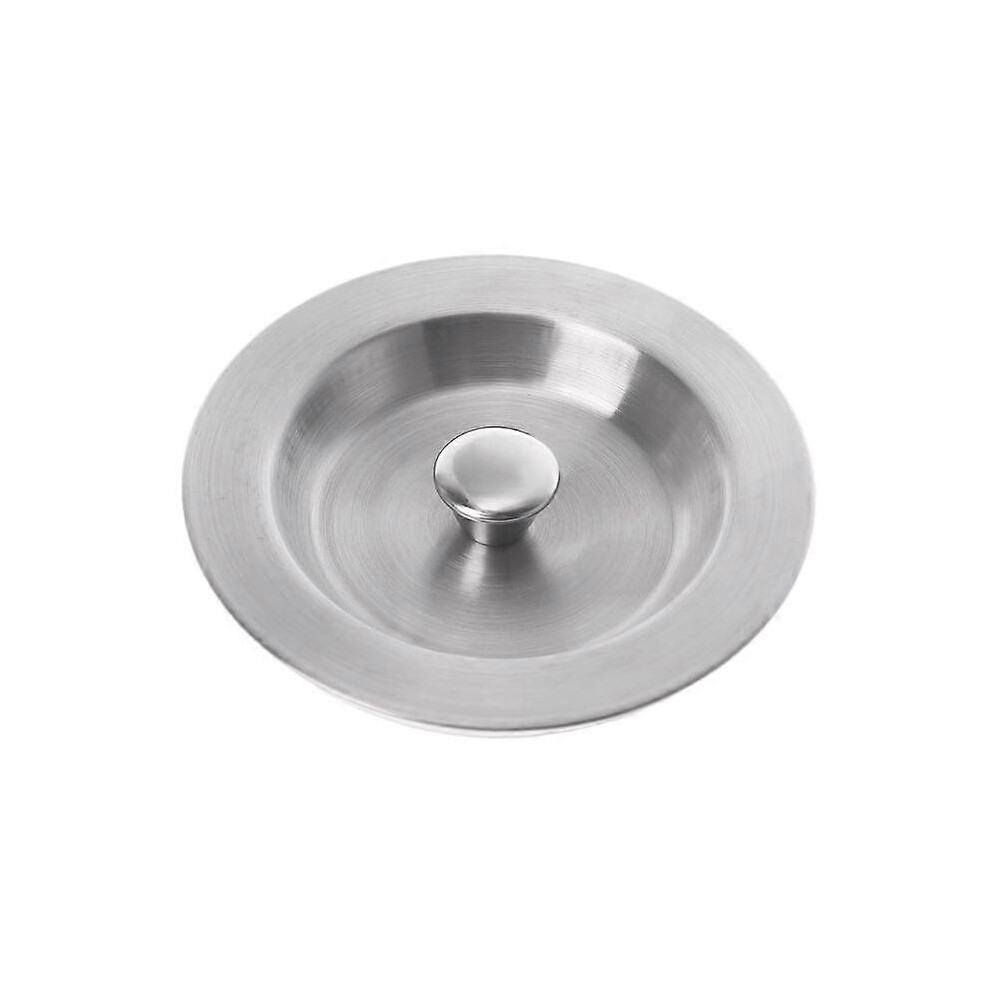 (As show, One size) Kitchen Stainless Steel Bath Tub Filter Sink Floor Plug Laundry Bathroom Water Stopper Cap Tool-image-OPC-PHPQPHB-NEW