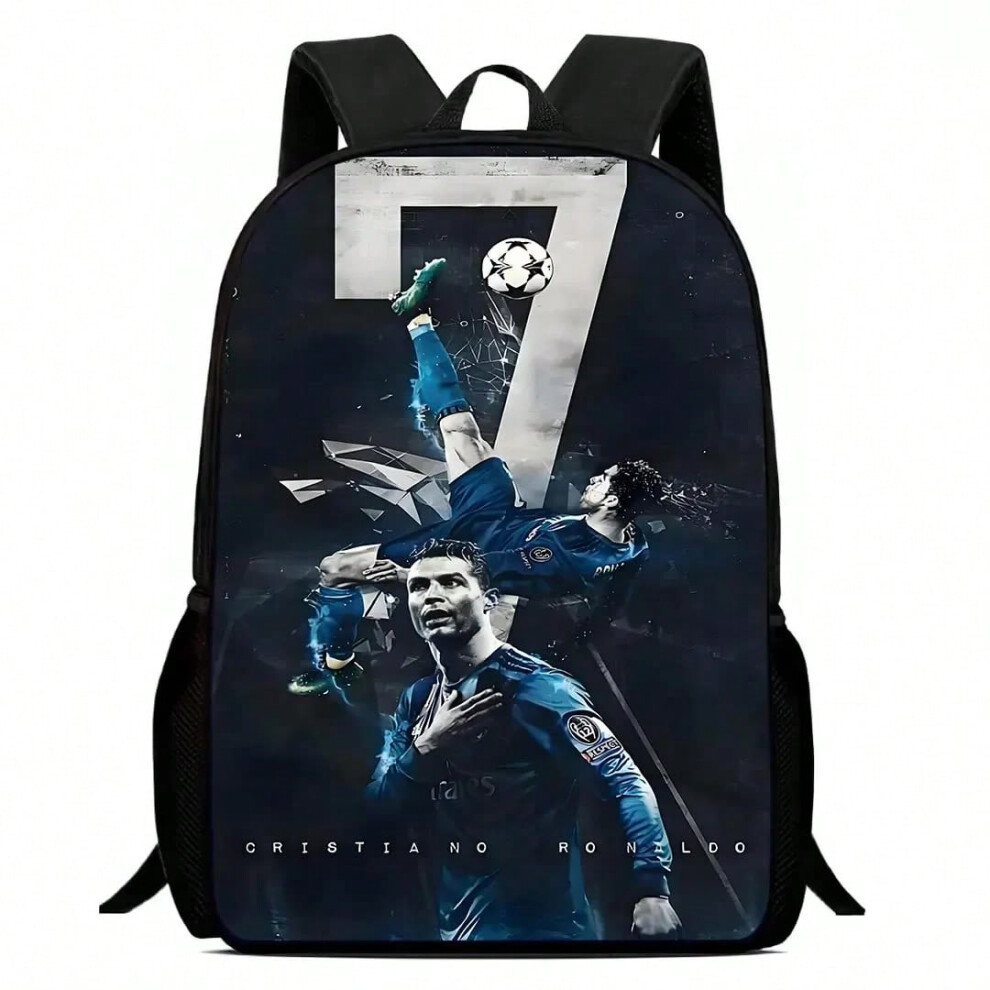 (Backpack001) Mochila C-CR7 Child Backpack With Shoulder Bags Pencil Bags School Bags ,Cartoon Football Star School Bags Set for Boys Girls-image-OPC-PHPQPSK-NEW