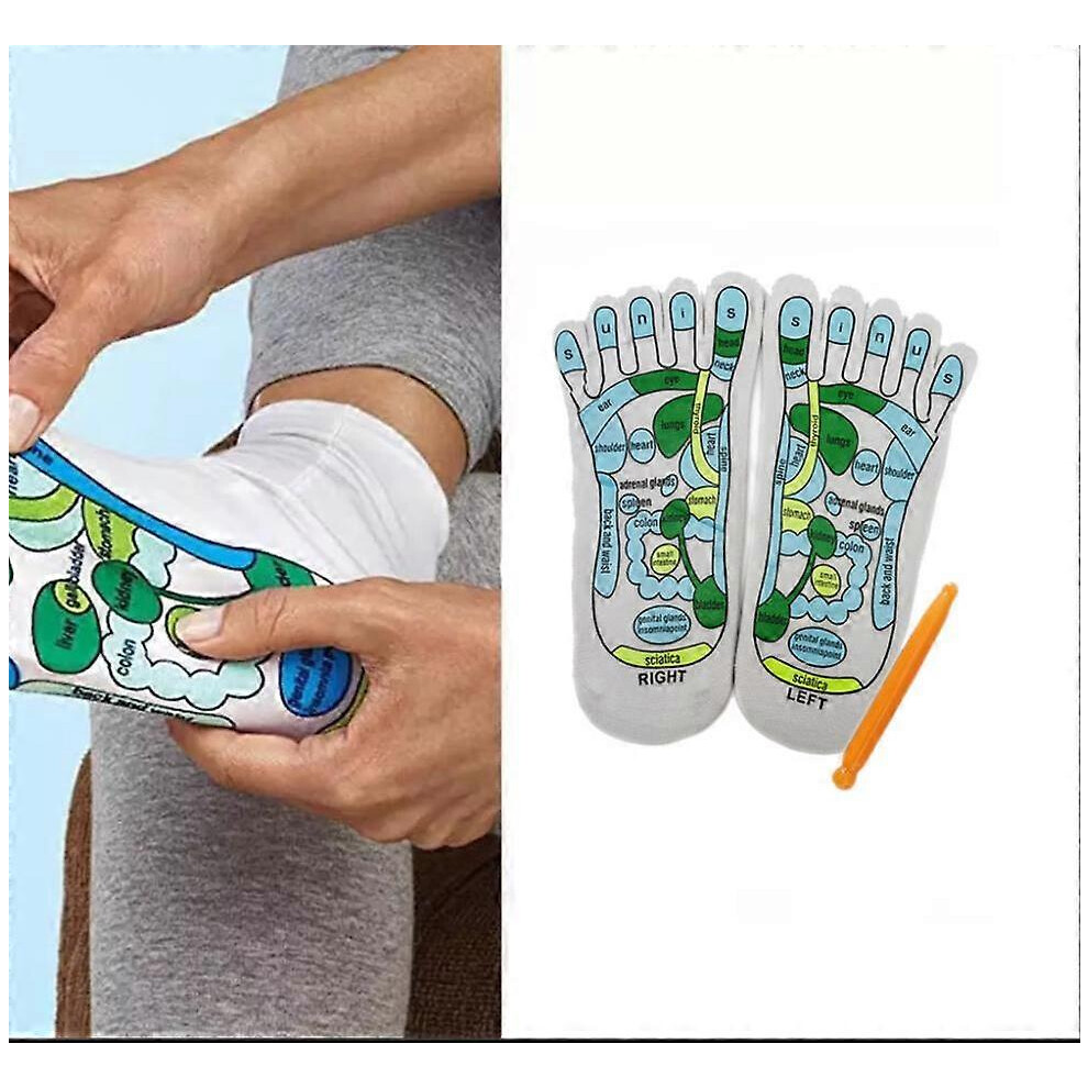 (As show, One size) Spa/Reflexology Sock