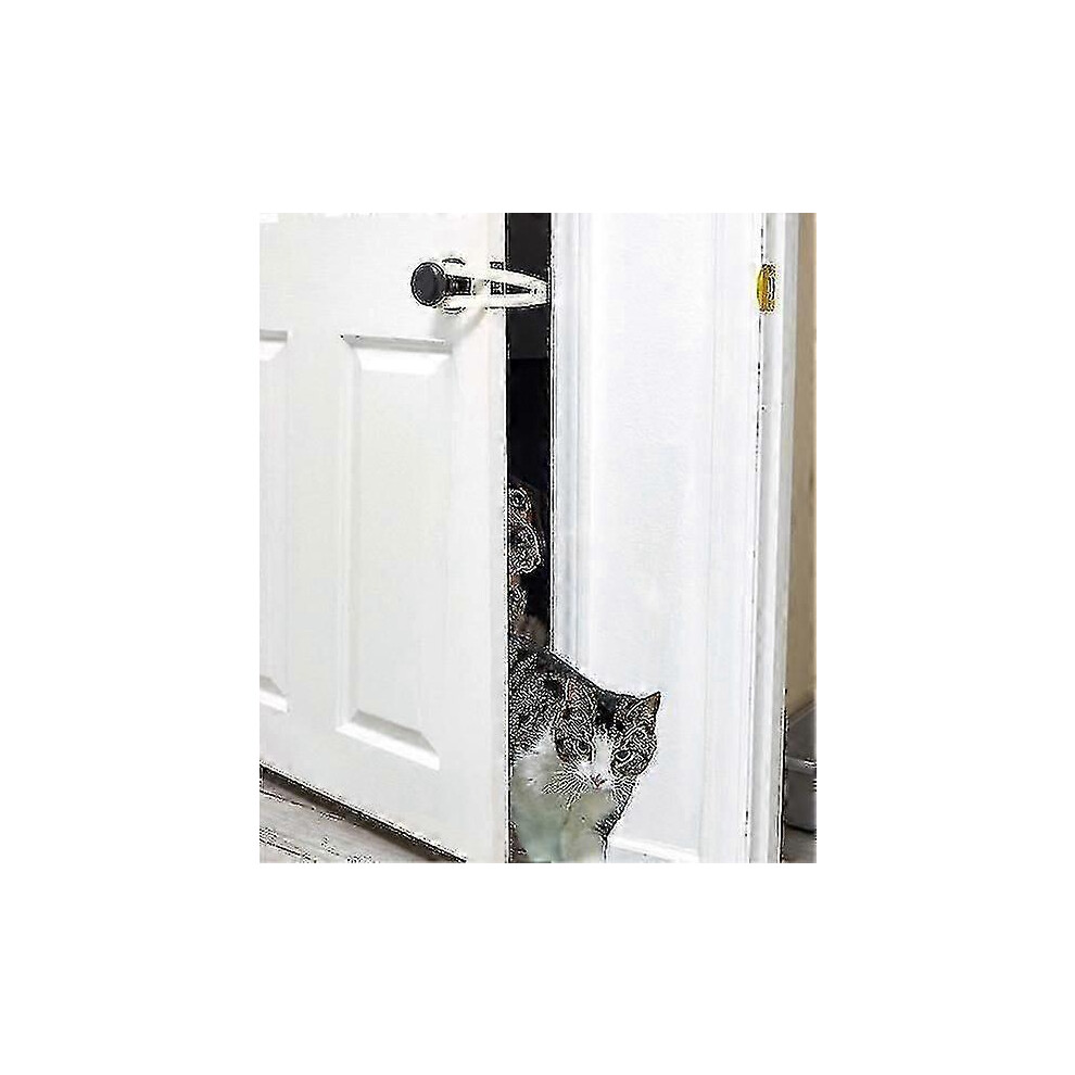 (As show, One size) 3 Packs Cat Door Holder Latch, Child And Dog Proof Door Lock