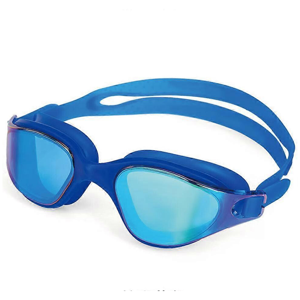 (As show, One size) Polarized Swimming Goggles, Anti Fog Anti UV Diving Goggles Clear Vision for Men Women Unisex Adults TeensBlue