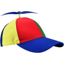(As show, One size) Classic Propeller Cap Colorful Funny Hat Propeller Baseball Caps Funny Dragonfly Anti-propeller Cap for Kid/Adult57-61cm