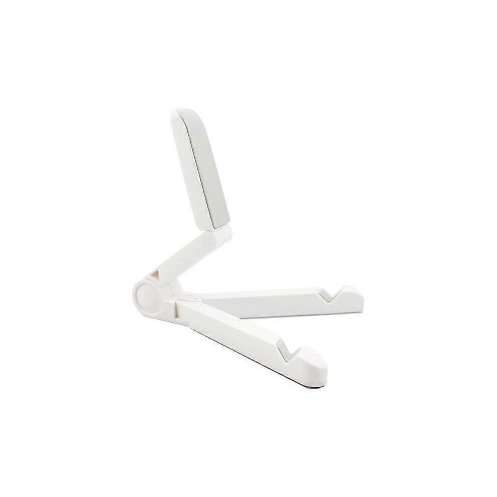 (As Show, One Size) Desktop Tablet Stand, Adjustable Portable Tablet Stand For Ipad, Samsung Galaxy And Kindle Fire, Desktop Phone Holder For Ip White