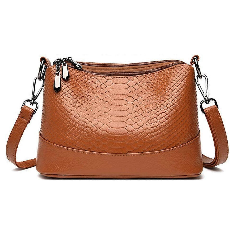 (As show, One size) Women's Crossbody Bag PU Leather Small Hobo Shoulder Bag Elegant Handbags Yellow