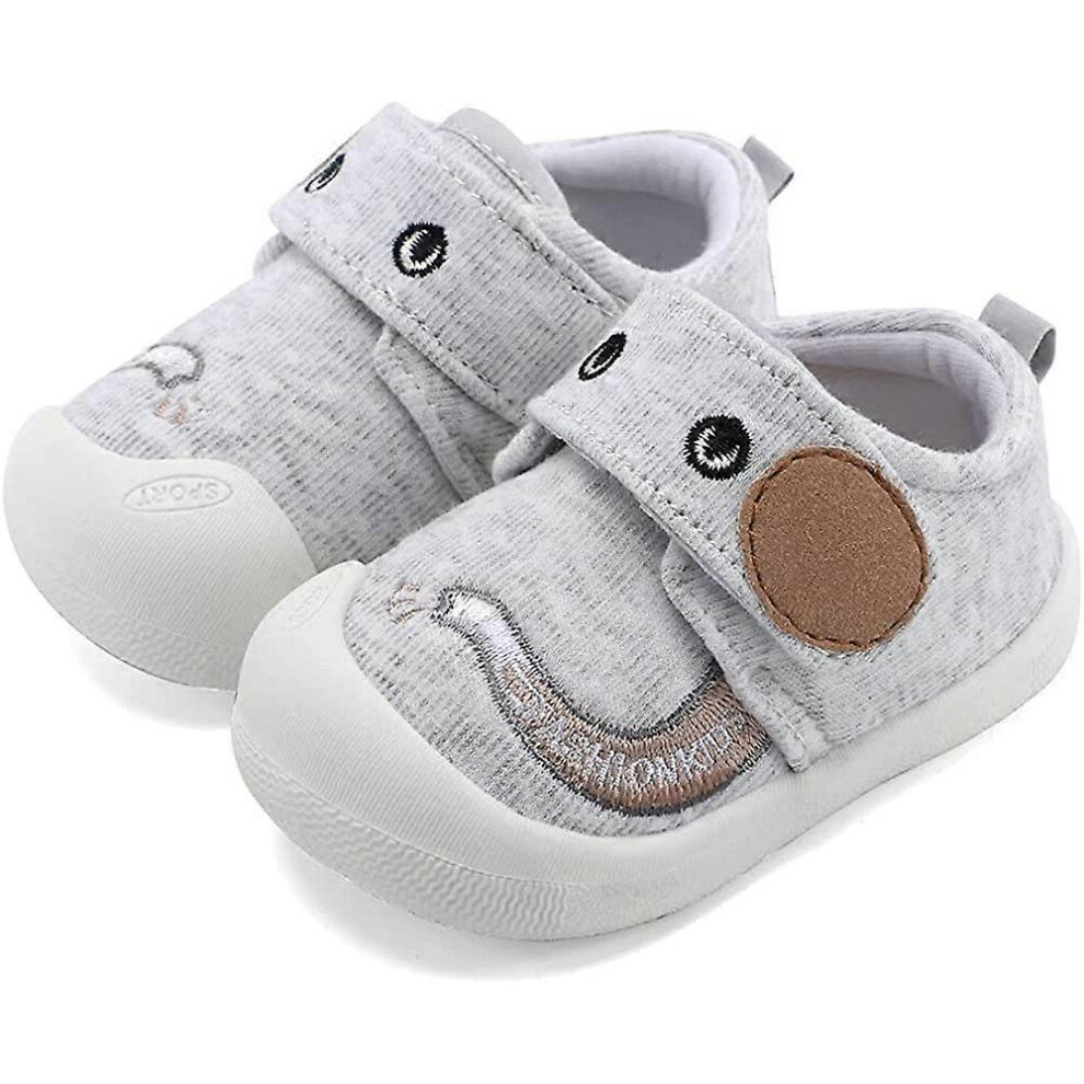 (As show, One size) Baby Girl Boy Shoes First Steps Baby Non-slip Rubber Sole