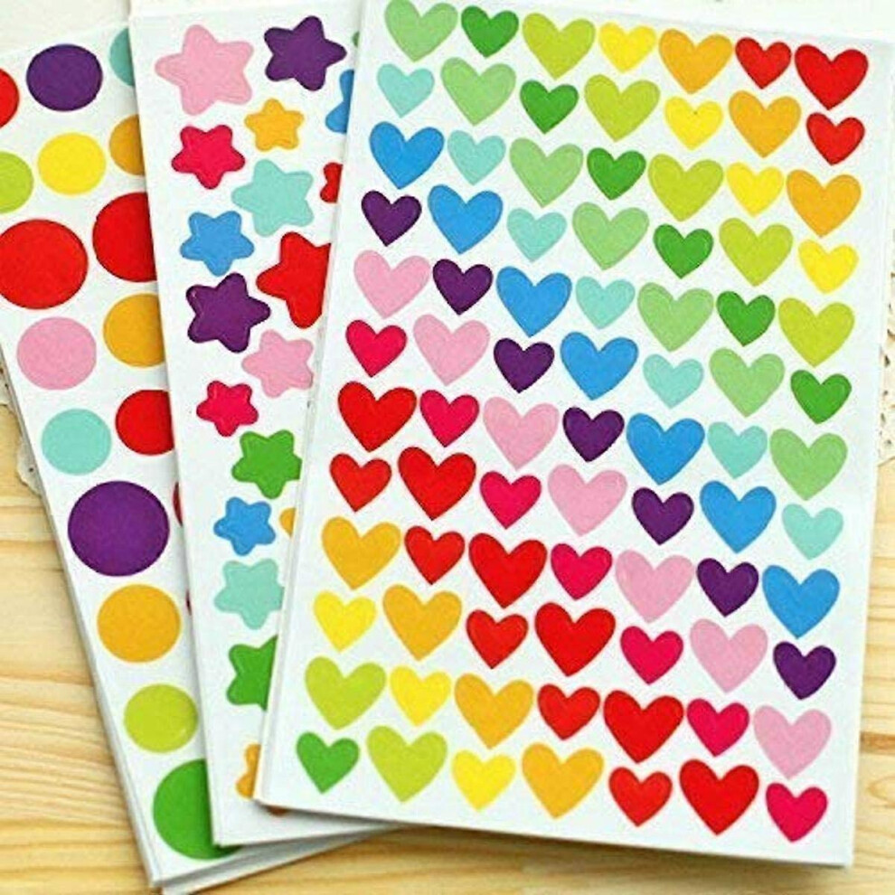 (As show, One size) 18 Sheets Stickers for Fujifilm Instax Mini Photo Stickers for Photo Album Scrapbooking Instax Mini Photo DIY Accessories, Crafts for Kids - Multicolo