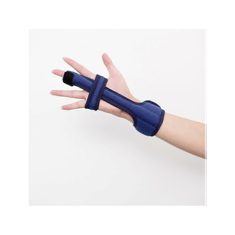(As show, One size) Finger Splints, 1 Fixed Splint Adjustable Finger Support Suitable For All Fingers And Thumbs Fixed Index Finger Support To Protect