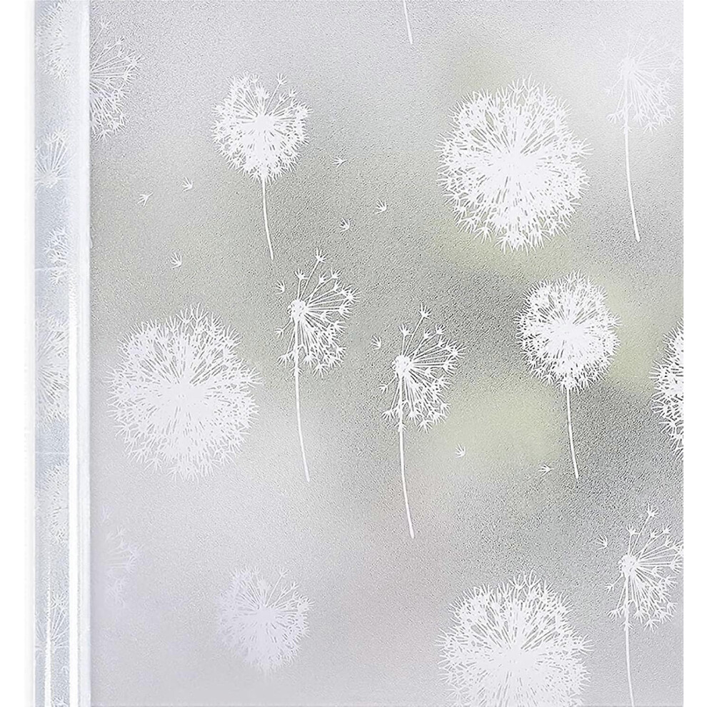 (As show, One size) 44.5*200cm Blackout Window Film Electrostatic Window Film Privacy Privacy Window Film Self Adhesive Easy to Install Reusable for Bedroom Kitchen Bathr