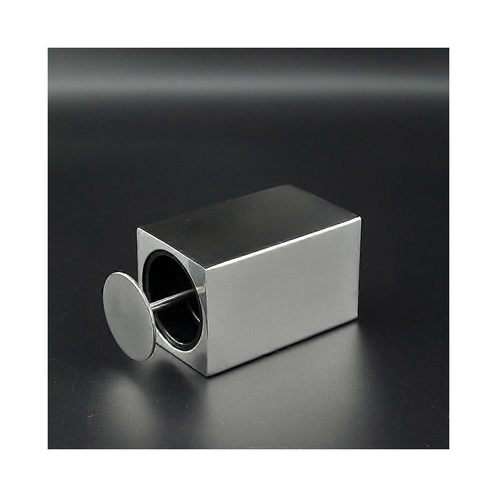 (As show, One size) 304 stainless steel toothpick dispenser with automatic toothpick dispenser