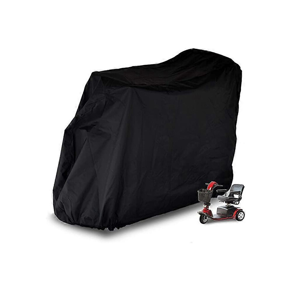 (As show, One size) Heavy duty mobile scooter cover, 170*61*117cm mobile cover waterproof cloth, rainproof mobile rain cover, with storage bag, for ou