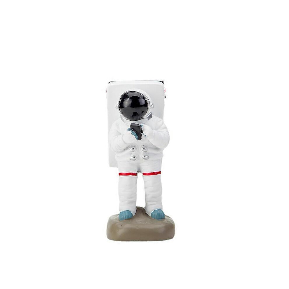 (As show, One size) Creative Universal Astronaut Phone Stand (Standing) Desktop Resin Astronaut Tablet iPhone Phone Stand Cover iPad Astronaut Phone H