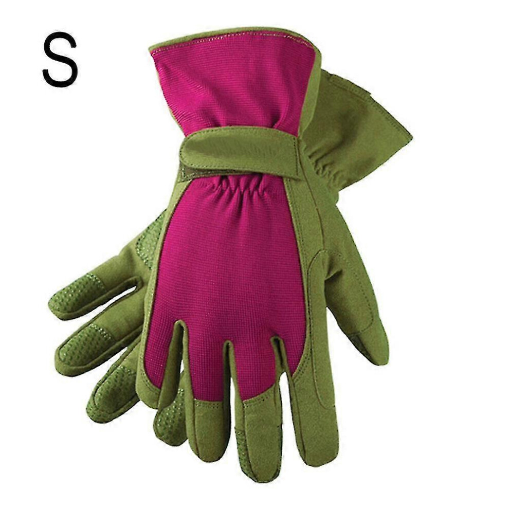 (L, One size) Red 1 Pair Of Women's Gardening Gloves, Thorn And Puncture Rose Protection Hand Guards
