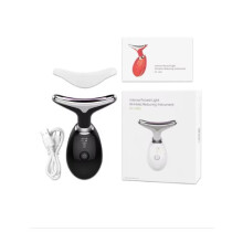 LED Neck Massager Double Chin Remover Skin Tighten Anti-Wrinkle Tool