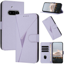 (Light Violet) Flip Case for Nothing Phone 3a with Card Slots Premium Pu Leather Flip Protective Mobile Phone Anti-fall with Kickstand Function
