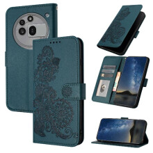 (Green) Flip Case for Nothing Phone 3a Pro with Card Slot Stand Pu Leather Magnetic Closure Flip Folio Book Kickstand Protective