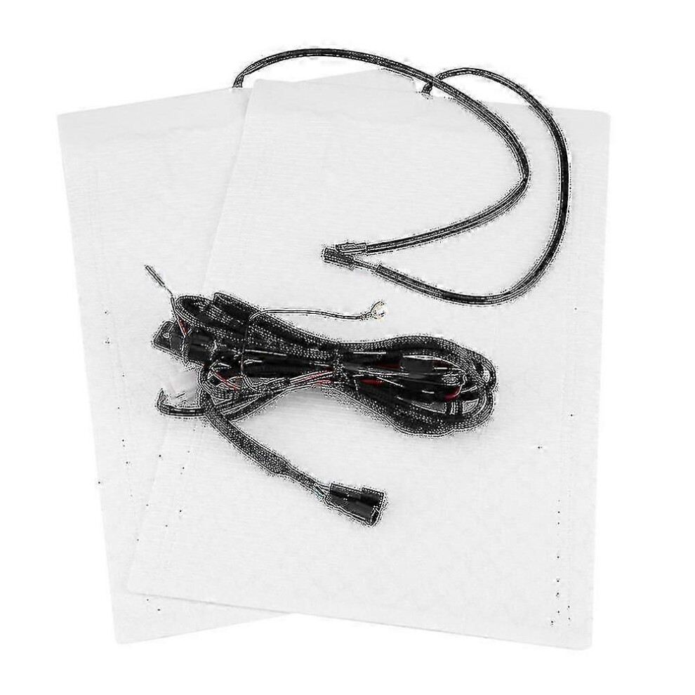 (As Show, One Size) Car Heated Seat, Seat Heater, Seat Heater Pads, Heated Seat Kit, Carbon Fiber Seat Heater, Universal Heated Seat 4632480838383
