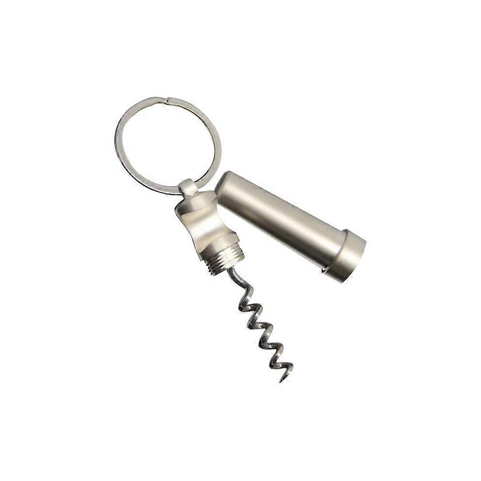 (As Show, One Size) Multifunction Creative Beer Bottle Opener Keychain Wine Mini Bottle Opener Red