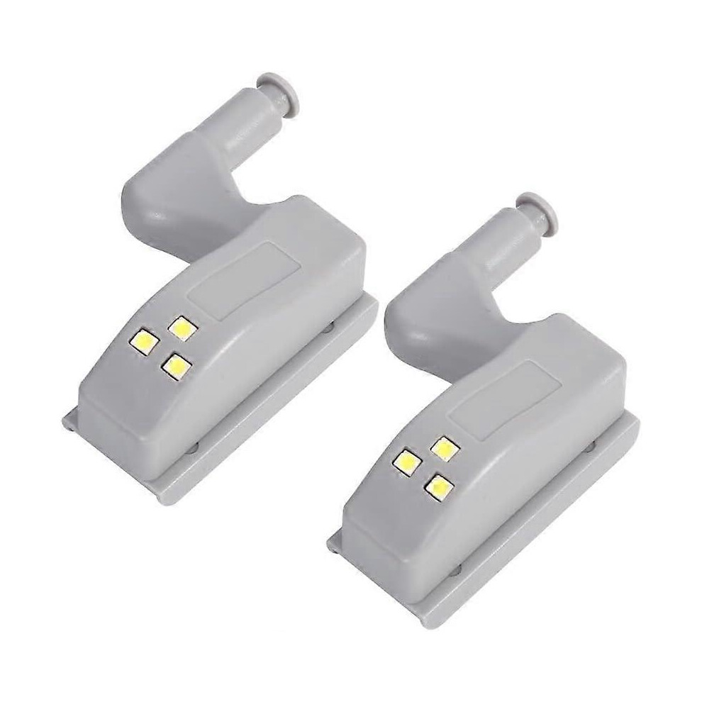 (As show, One size) 2PCS LED Lights Hinge Bulb Universal Cabinet Cupboard for Modern Kitchen Decoration Lamp