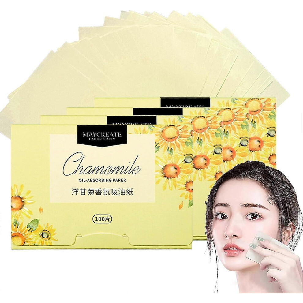 (As show, One size) Oil Blotting Paper, 400Pcs (Lavender) Facial Oil Blotting Papers for Absorbing Face Oil, Natural Oil Blotting Paper Facial Oil Absorbent Paper