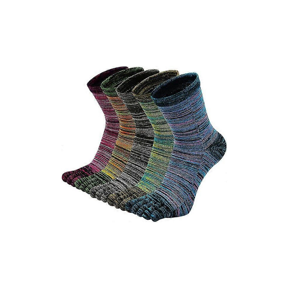 (As show, One size) Men's 5 Finger Socks Split Toe Socks, Sports Men's Toe Sock Five Finger Sock