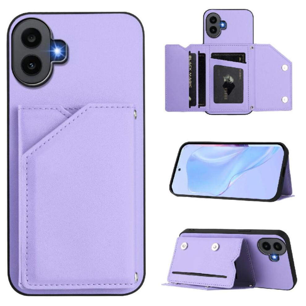 Photos - Case Compatible for Nothing Cmf Phone 1 Accurate Incision Kickstand Function High Quality Unique(Light Violet)