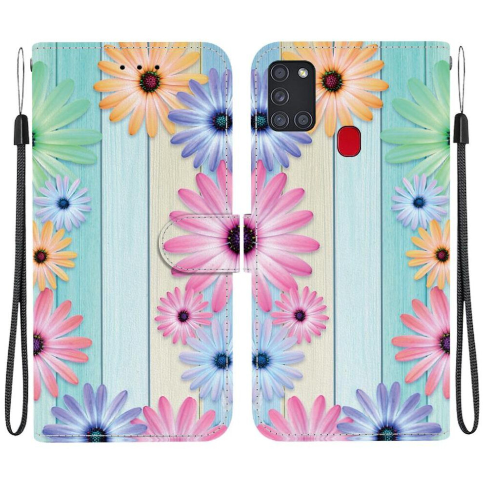 (C1 ) Case For Samsung Galaxy A21s Pattern Cover Flip Leather Wallet Pu Leather 764563672769