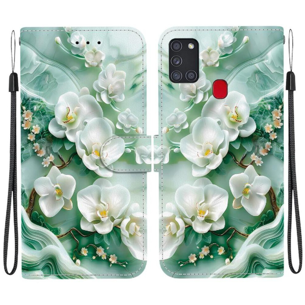 (C2) Case For Samsung Galaxy A21s Pattern Cover Flip Leather Wallet Pu Leather 764563672776