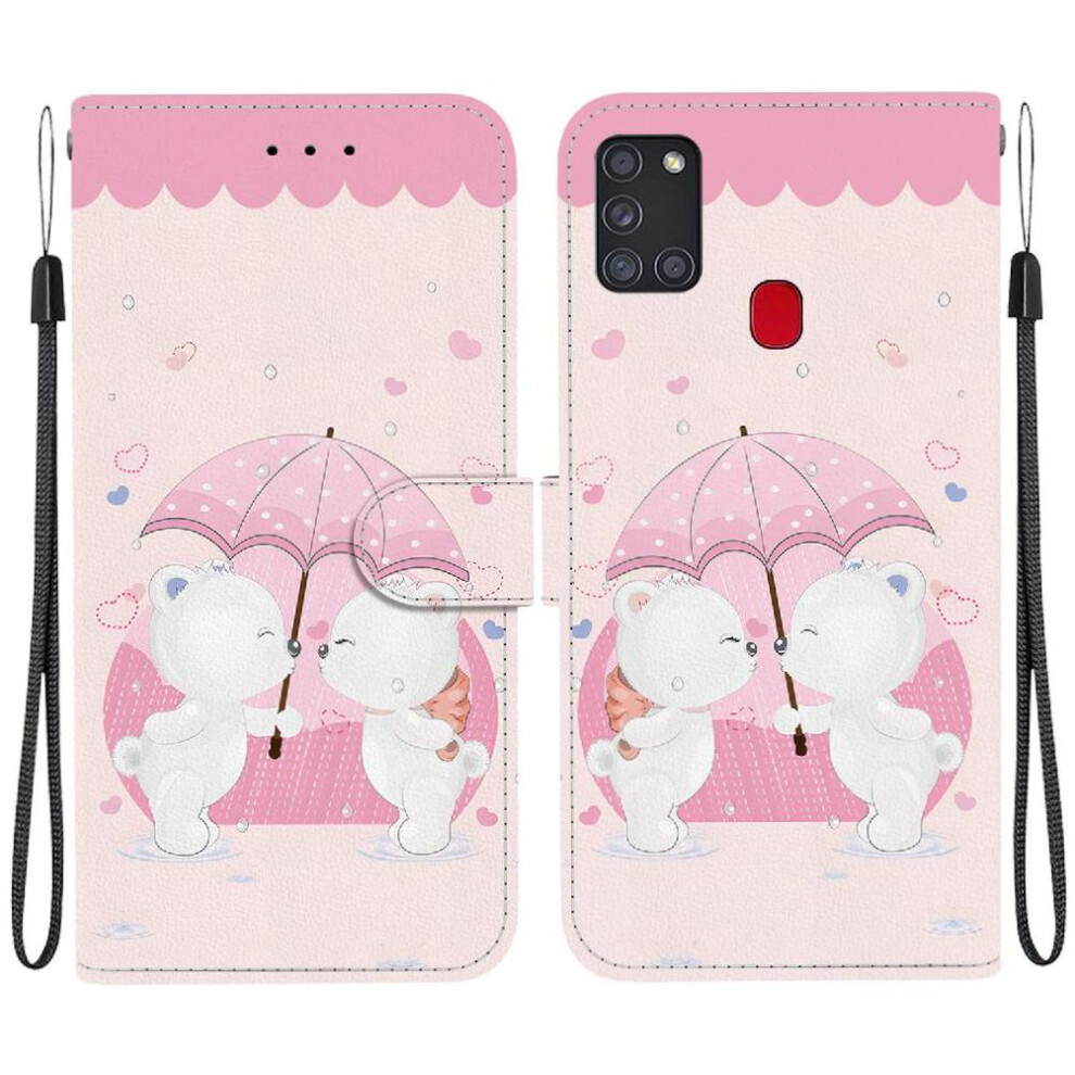 (Ohter) Case For Samsung Galaxy A21s Pattern Cover Flip Leather Wallet Pu Leather 764563672790