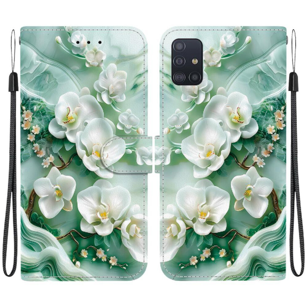 (C2) Case For Samsung Galaxy A71 4G Pattern Cover Pu Leather Flip Leather Wallet 764563672837