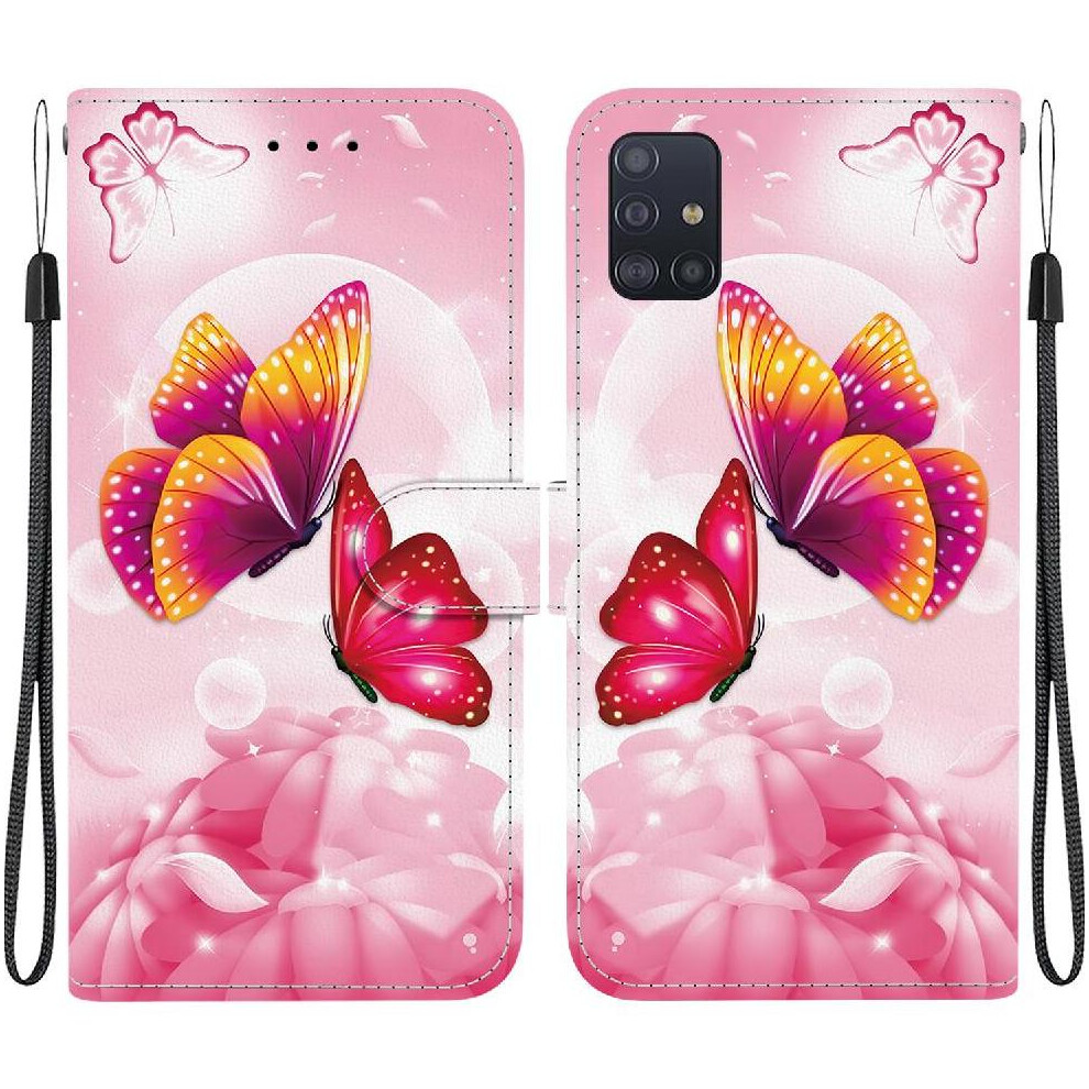 (C2) Compatible With Samsung Galaxy A71 4G Case Pu Leather Pattern Cover Card Slots Card Slot Kickstand 764563673612