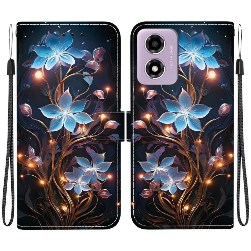 (C7 ) Compatible With Motorola Moto G04s Case Pu Leather Card Slot Kickstand Card Slots Pattern Cover 764563673780