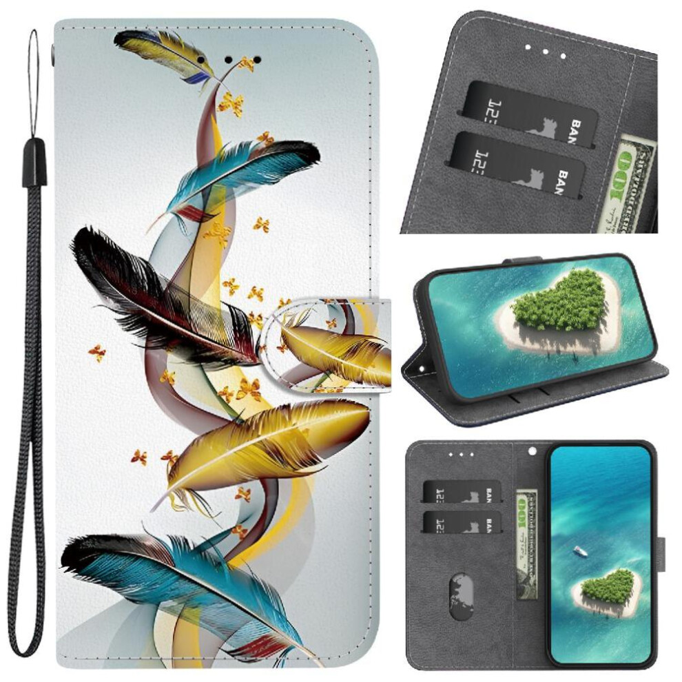 (C1 ) Flip Case For Samsung Galaxy A21s Card Slots Card Slot Kickstand Pu Leather Wallet Pattern Cover 764563674022
