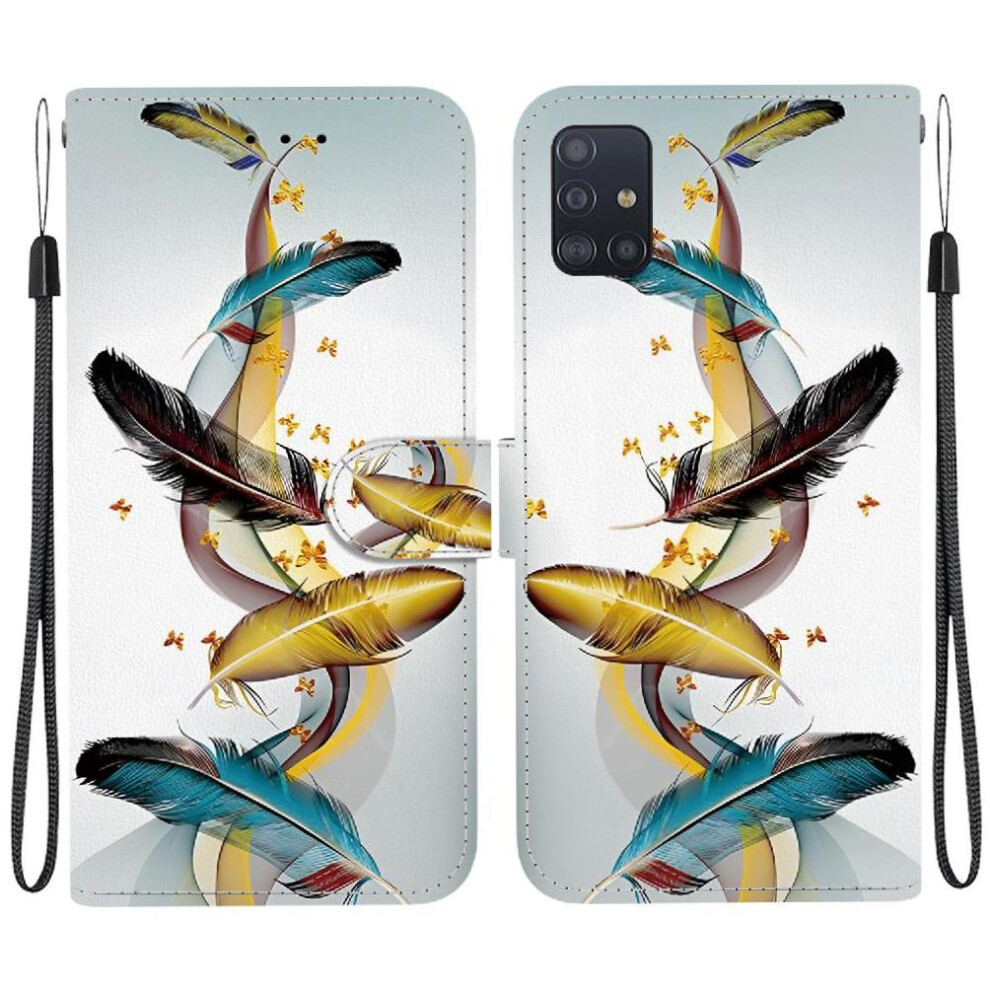 (C1 ) Flip Case For Samsung Galaxy A71 4G Pattern Cover Wallet Card Slots Card Slot Kickstand Pu Leather 764563674091