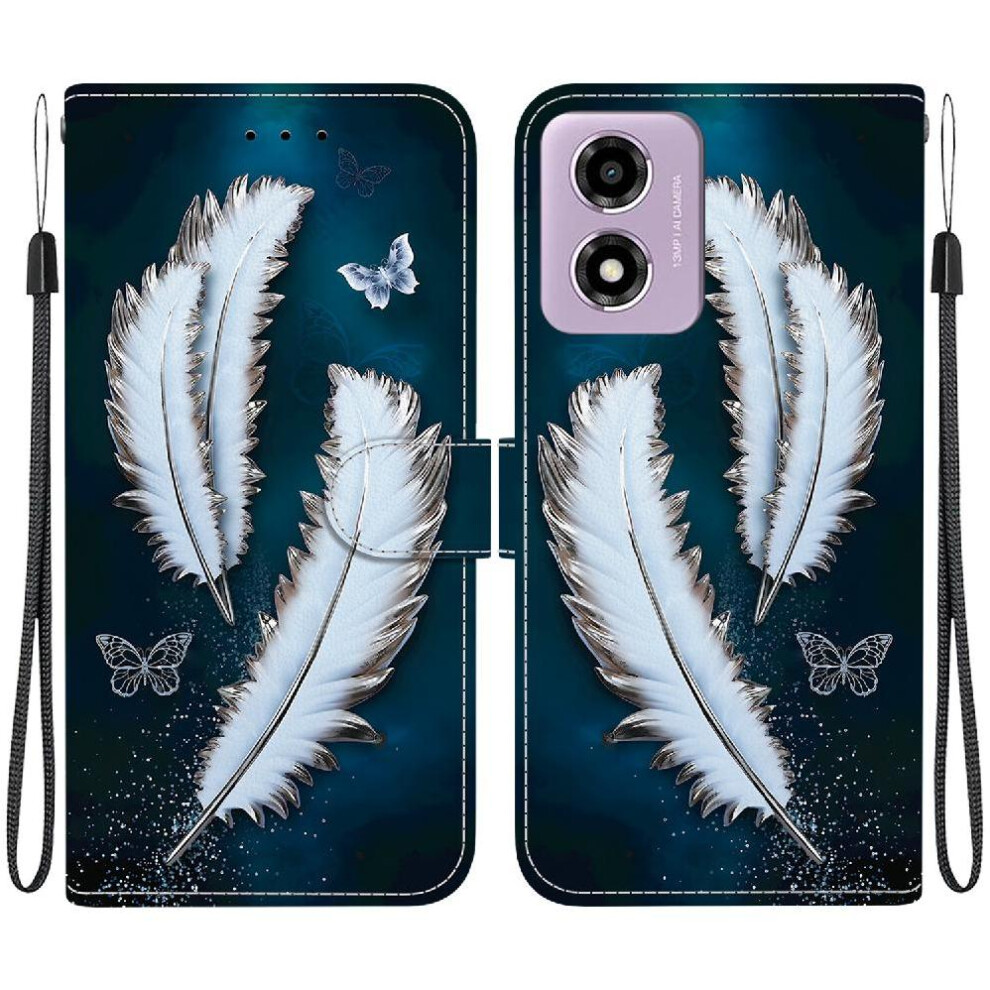 (C2) Flip Case For Motorola Moto G04s Card Slots Pattern Cover Pu Leather Card Slot Kickstand Wallet 764563674176