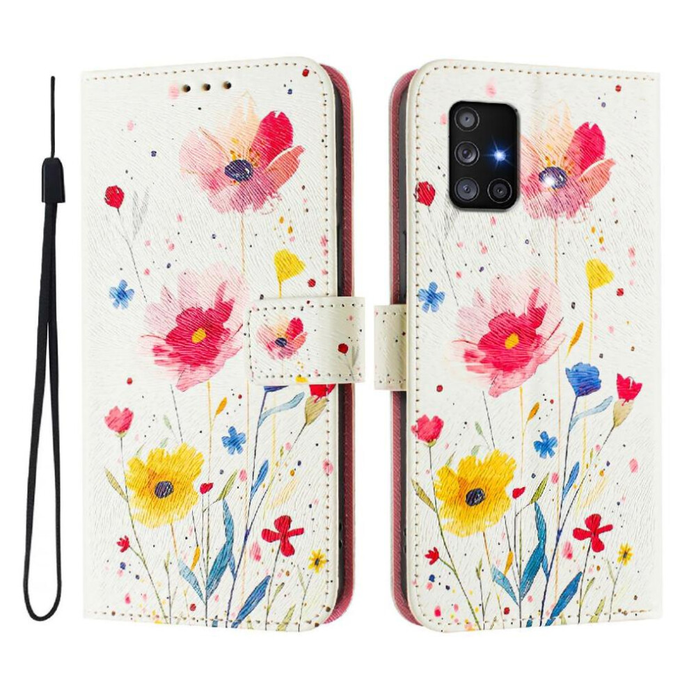 (C5 ) Case For Samsung Galaxy A71 4G With Credit Slot Pu Leather Pattern Flip Cover Wallet 764563675425