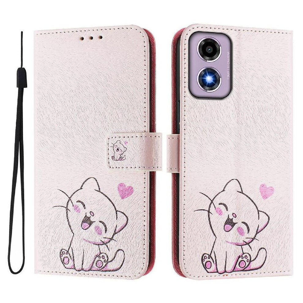 (C2) Case For Motorola Moto G04 4G/G04s 4G Card Holder With Credit Slot Pattern Wallet Cover Flip Pu Leather 764563676279