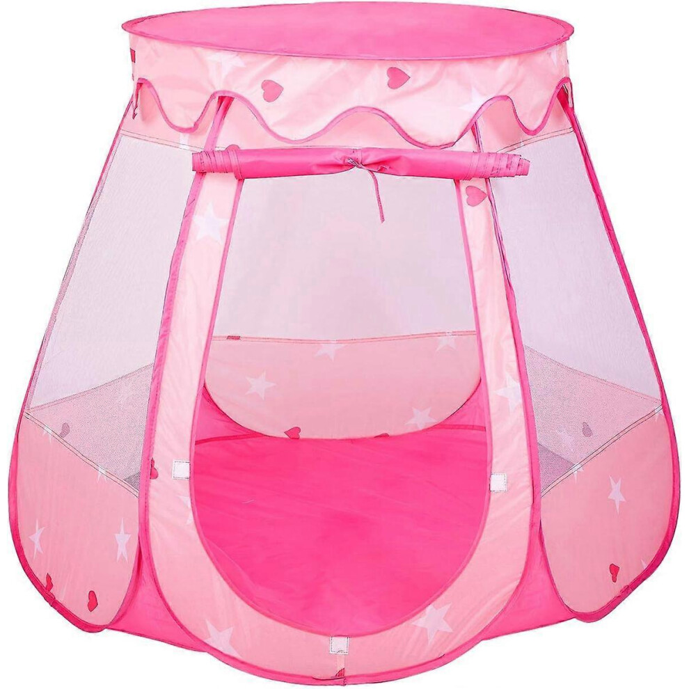 (As show, One size) Princess Pop Up Playhouse, Play Tent, Play Tent Castle Foldable Popup Balls House for Baby Toddler Girls-image-OPC-PHPR6QD-NEW