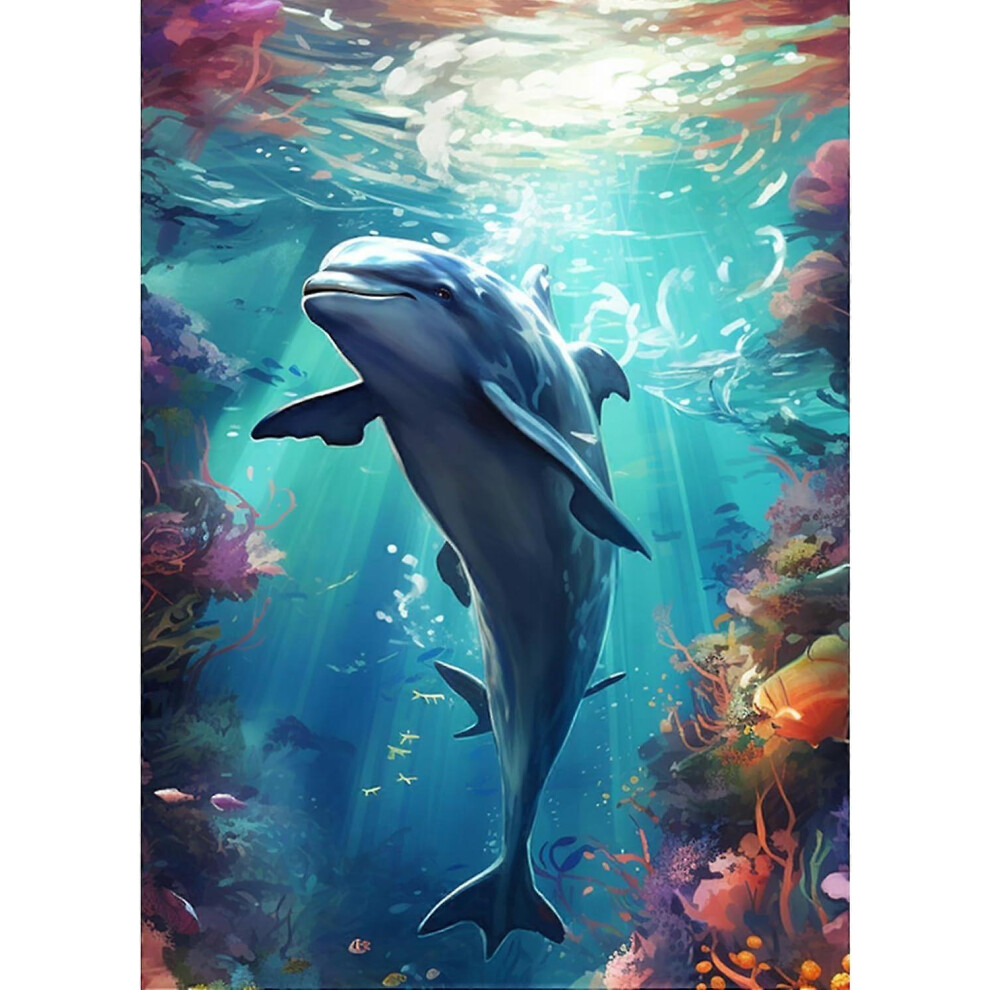(As show, One size) 5D Diamond Drawing Painting Kits 30x40cm(Style 9)
