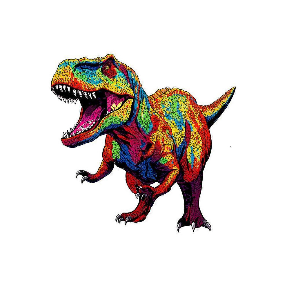 (As show, One size) (Tyrannosaurus Rex)Wooden Puzzles for Adults (42x33cm, 220pcs),Unique Shape Puzzle Gifts, Wooden Puzzles for Family Game and Home