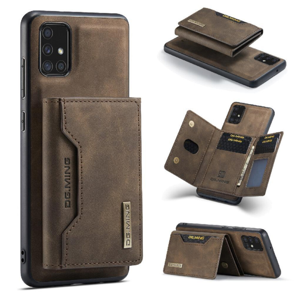 (Khaki ) Wallet Case For Samsung Galaxy A71 4G Flip Kickstand Card Slots Magnetic Protective Pu Leather 764563680221