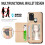 (Khaki ) Case for Samsung Galaxy A21s Rfid Blocking Stand Function Magnetic Card Holder Complete Camera Safety 5