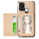 (Khaki ) Case for Samsung Galaxy A21s Rfid Blocking Stand Function Magnetic Card Holder Complete Camera Safety 1