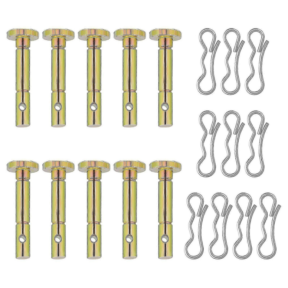 (As Show, One Size) 20 Pcs Snowblower Shear Pins Metal Pins Snow Blower Parts Snowblower Shear Cotter Pins 8191722666253