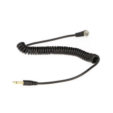 (As show, One size) 3.5mm Flash Sync Cable Cord with Screw Lock to Male Flash PC for Canon Nikon PIXE