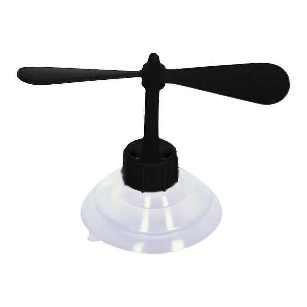 (, One Size) Creative Motorcycle Safety Helmet Suction Cup Propeller Rotatable Windmill Decor Yellow 5022564516112